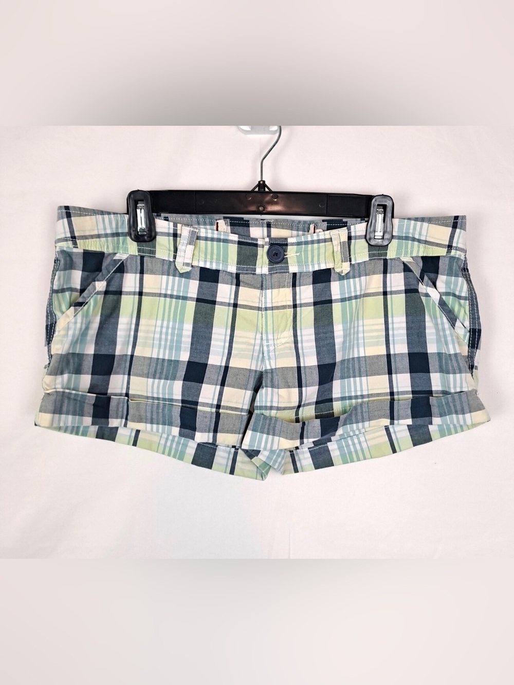 Hollister Plaid Cotton Shorts